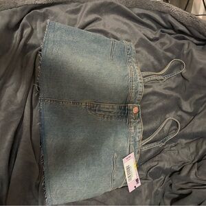 Wild Fable Light Blue Denim Crop Top